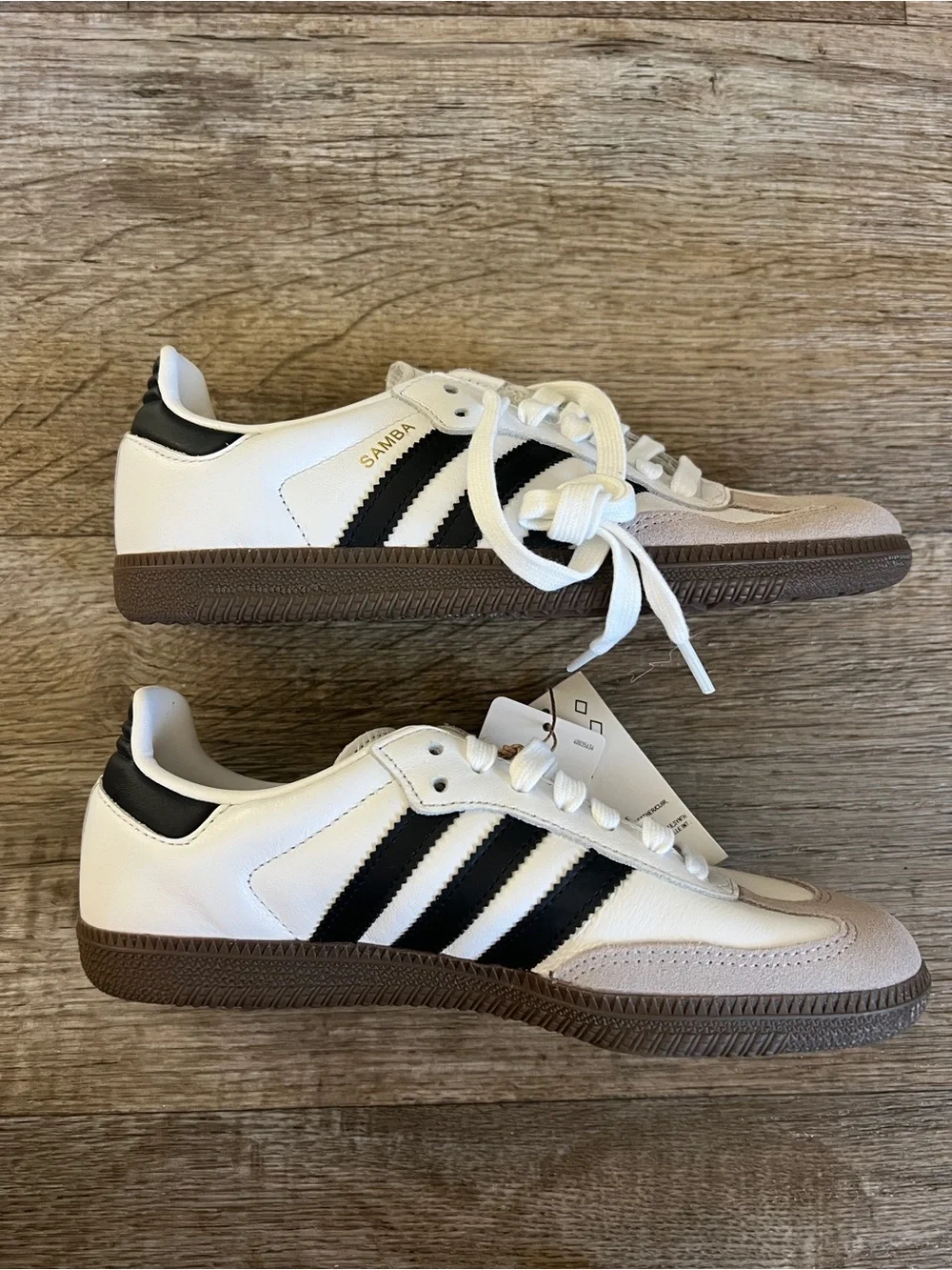 Adidas Samba OG in Cloud White Core Black Gum